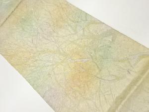 木枝模様織出し袋帯